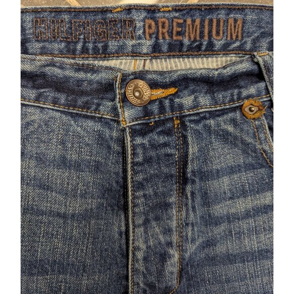 Tommy Hilfiger Men’s Bootcut Jeans 31x30 Blue Denim Premium Vintage Look - Picture 3 of 12